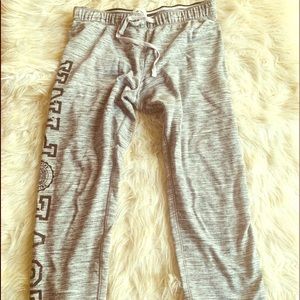 Pink joggers with sequence VS